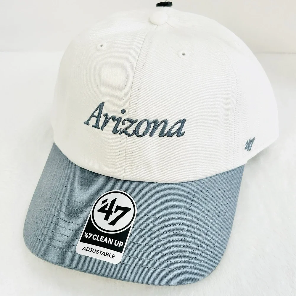 '47 Brand Arizona Diamondbacks Foundation Script Clean Up Hat Cap Adjustable